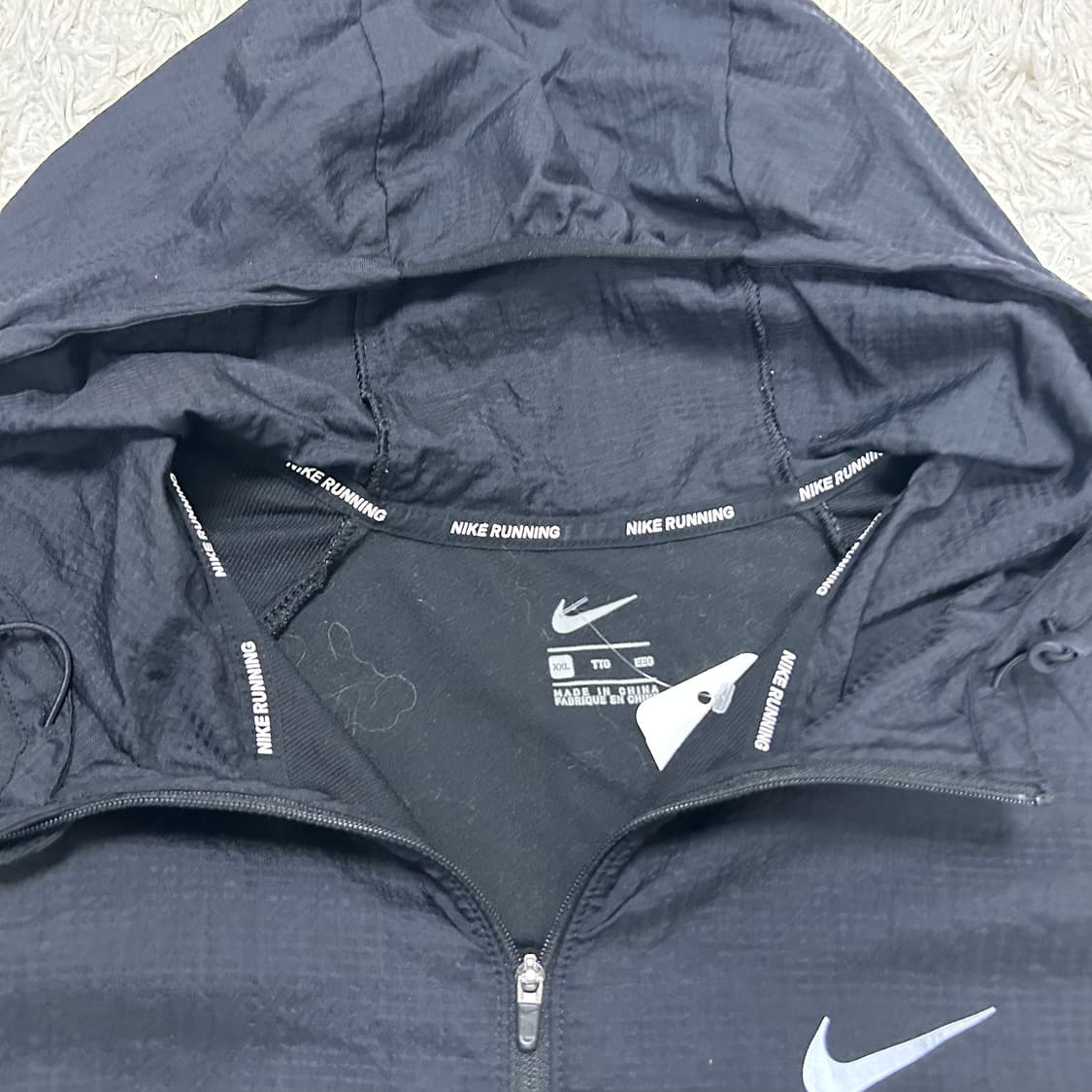 Nike Black Running Windbreaker 상품이미지6