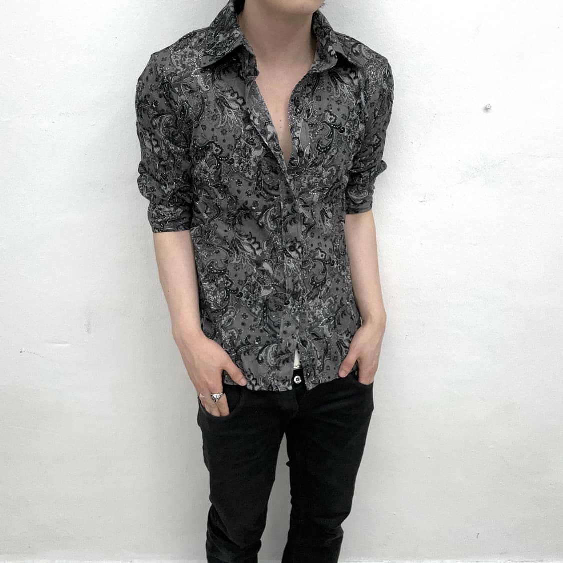 Royal party paisley pattern shirts 상품이미지3