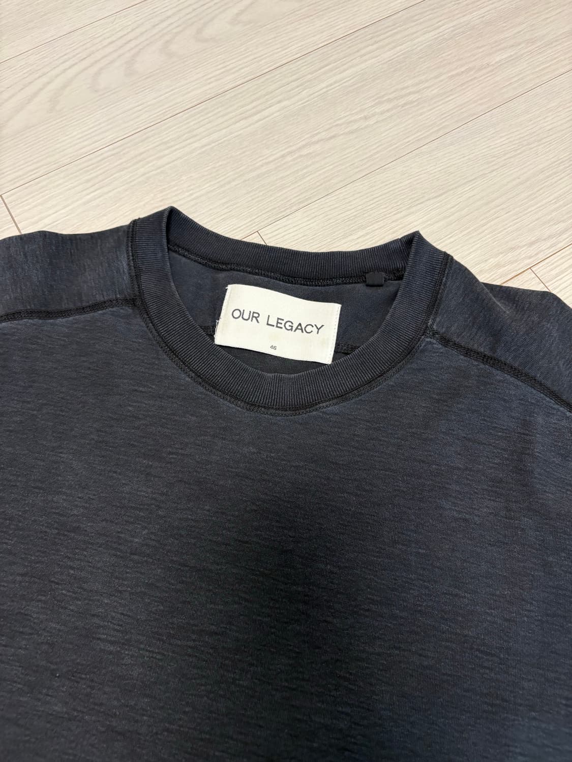 아워레가시 다이드 블랙 런닝 롱슬리브 티셔츠 48(100사이즈) 상품이미지3