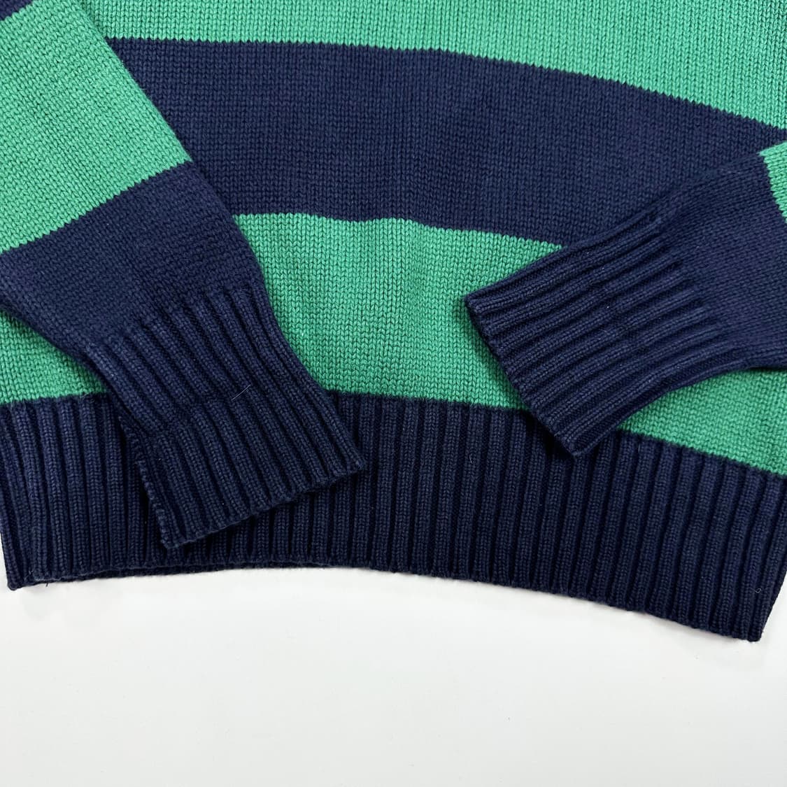 폴로 랄프로렌 걸즈 스트라이프 라운드넥 니트 실측 여성S 상품이미지4