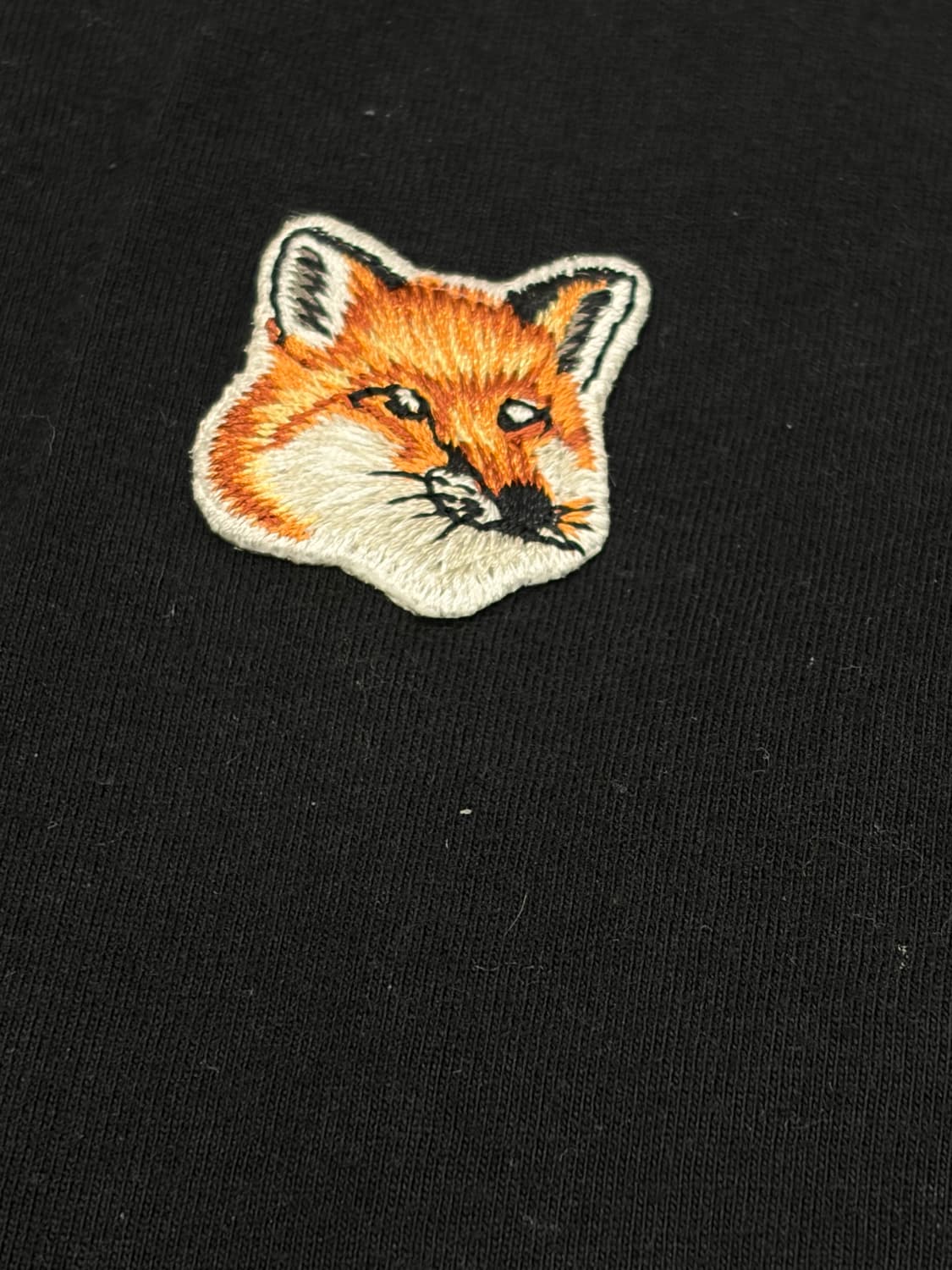 메종키츠네 폭스헤드 블랙 롱슬리브 XL 상품이미지2