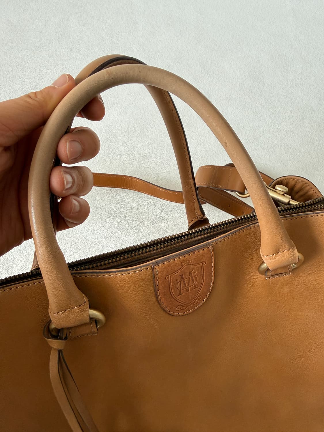 마시모두띠(Massimo Dutti) 레더 토트백(크로스 가능) 상품이미지5