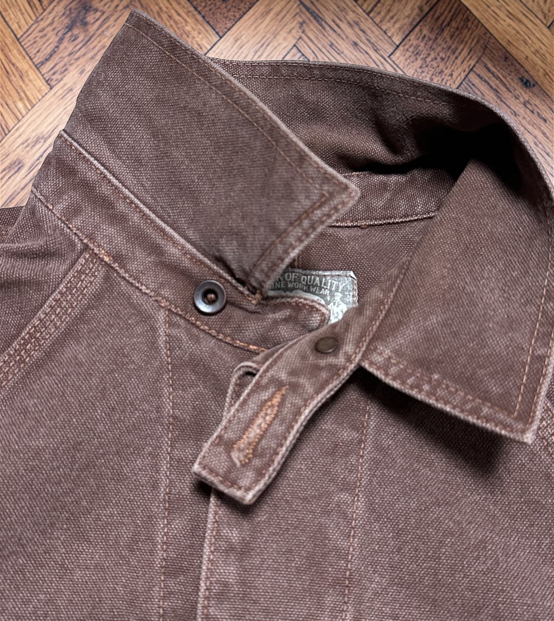 Pherrow's 빈티지 캔버스 커버올 초어자켓 상품이미지6