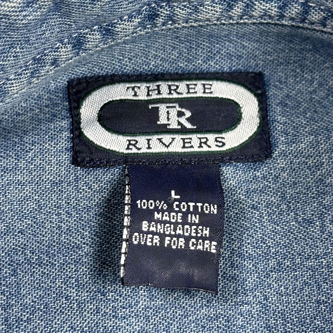 VTG 빈티지 올드스쿨 오버핏 데님셔츠 실측XL 상품이미지5