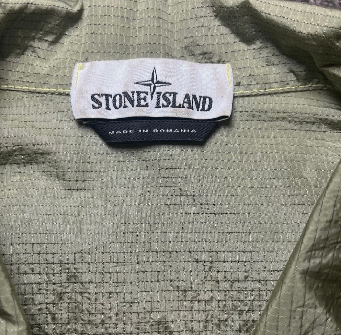 스톤아일랜드 나일론 립스톤 메탈 트랙자켓 그린 M 상품이미지4