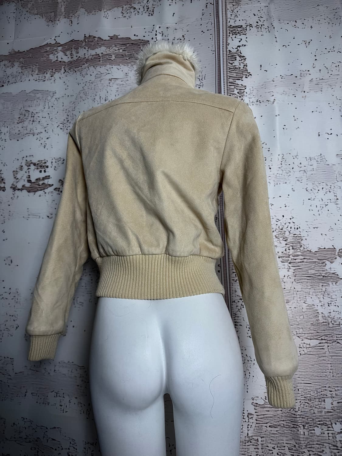 Cropped Suede Zip-Up Jacket 상품이미지4