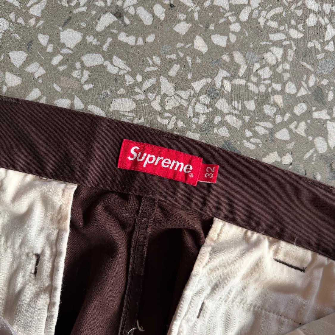 슈프림 워크 팬츠 브라운 상품이미지9