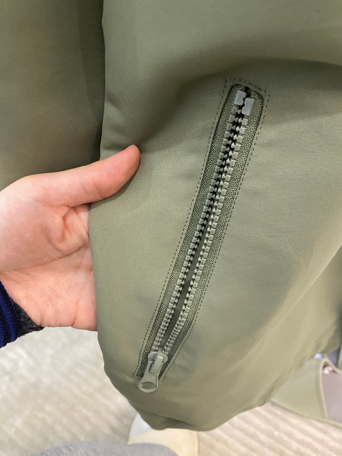 카키 야상 자켓 일본빈티지 상품이미지4