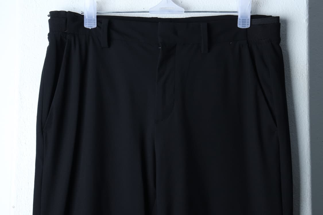 (M) 마인드브릿지 슬랙스 경량 바지 밴딩 블랙-P10070 상품이미지3