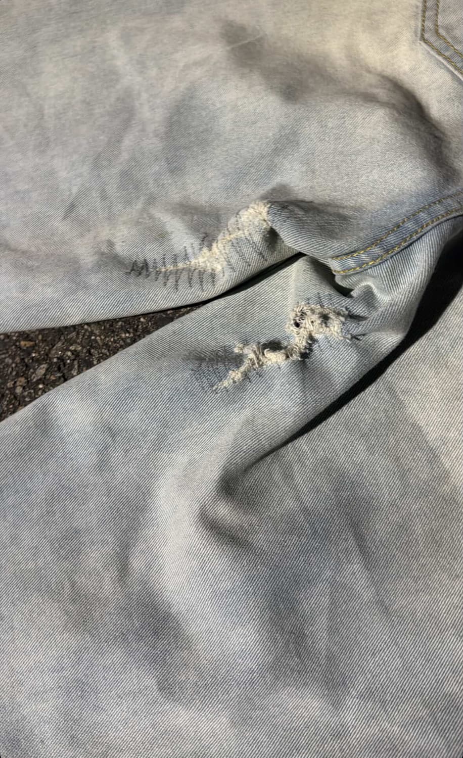 구찌 프린티드 워시드 데님 상품이미지4