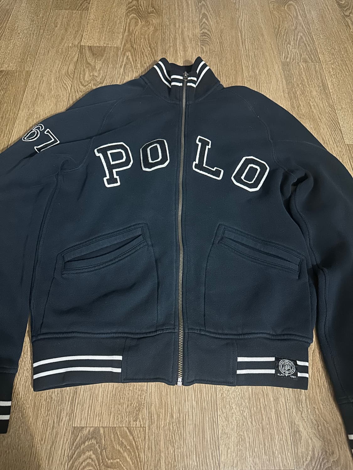 빈티지 폴로 집업 상품이미지1