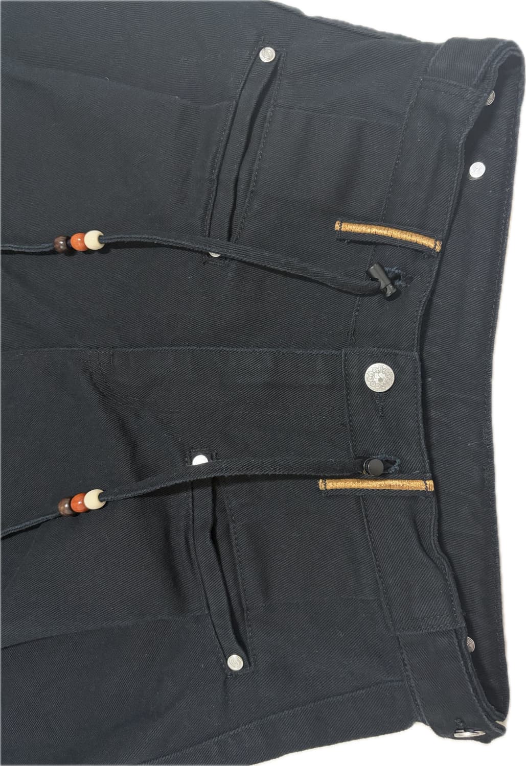 루나키후 WXP060 치토세 스냅 코튼 벌룬 팬츠 (BLACK) 2사이즈 상품이미지5