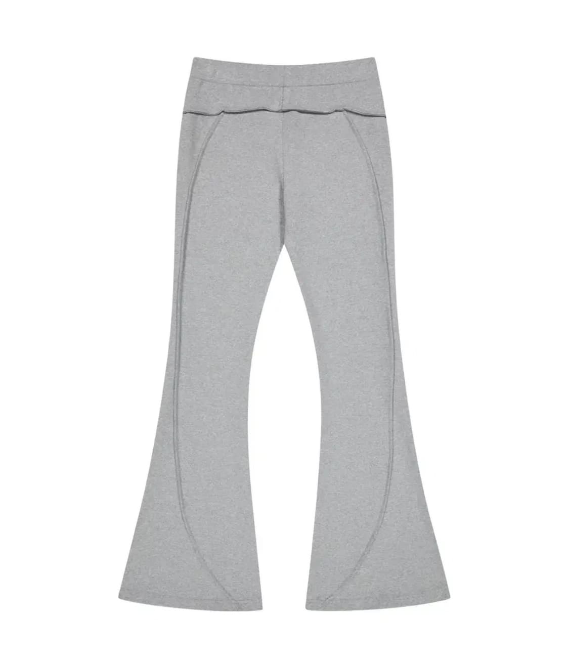 Coyseio 코이세이오 라운드 핀턱 팬츠 그레이 상품이미지2