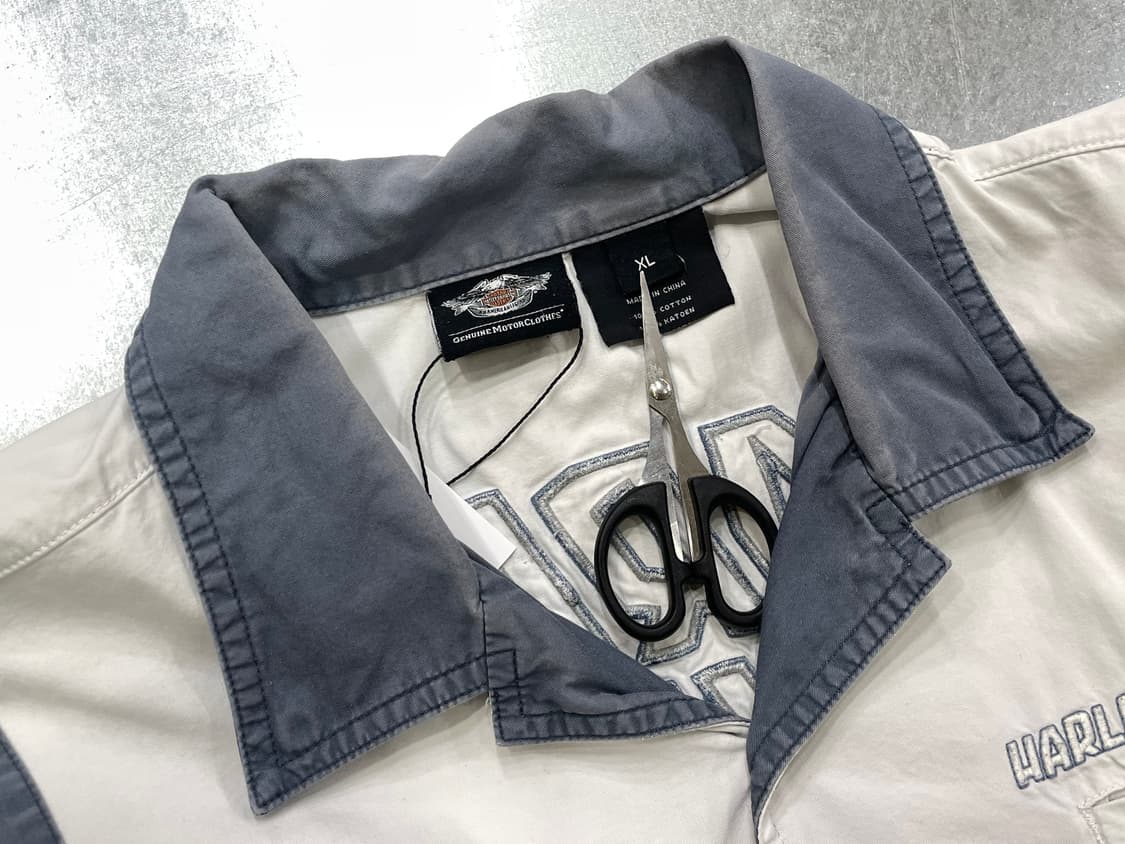 (XL) Harley Davidson 할리 자수 반팔 셔츠 상품이미지10