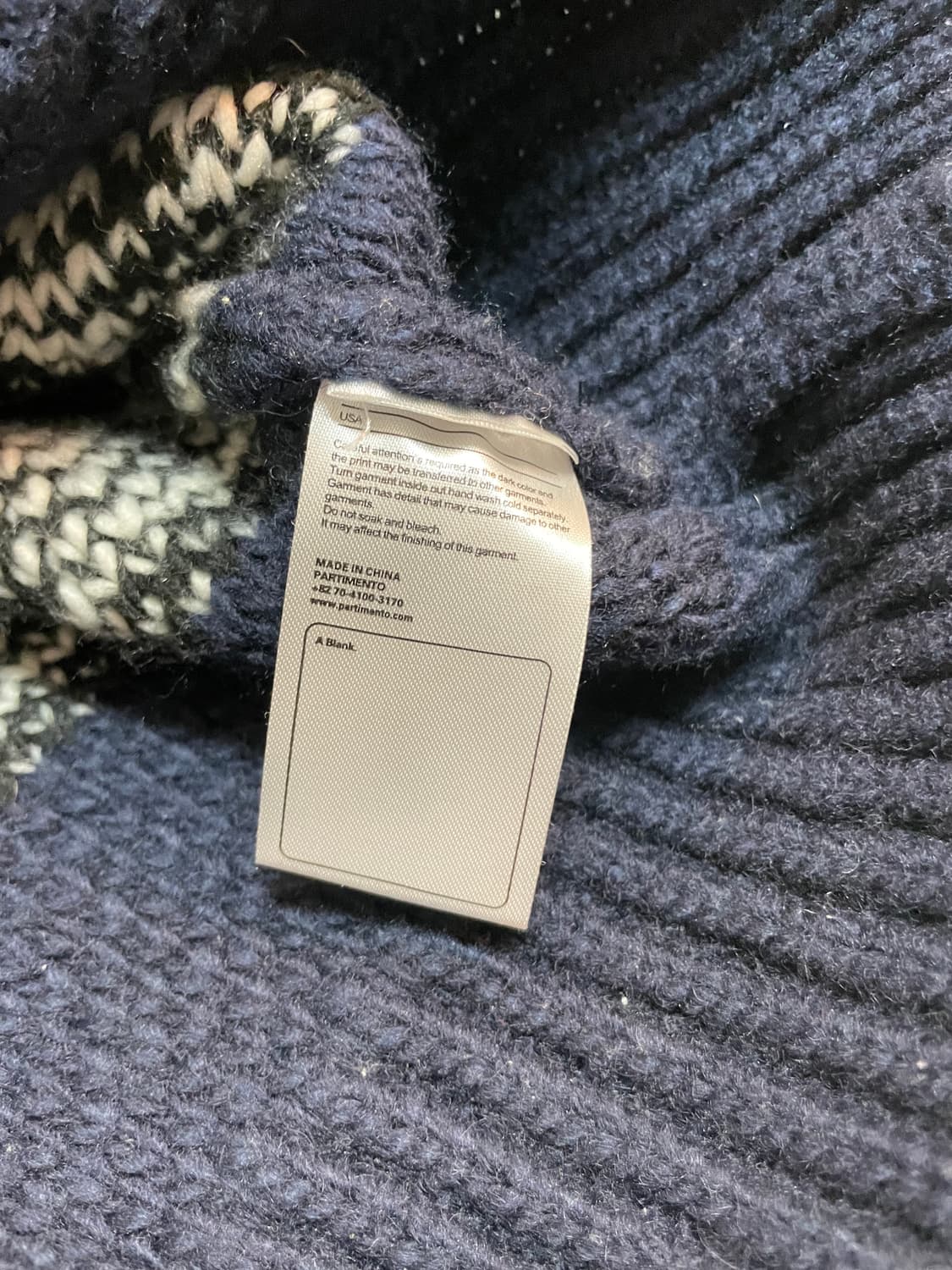 파르티맨토 니트 집업 상품이미지7