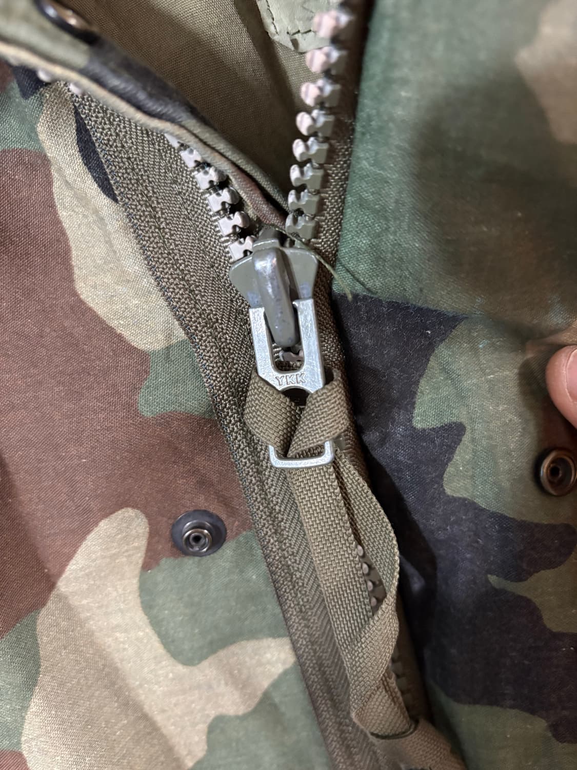 80‘s U.S Army Woodland Camo M-65 Field   상품이미지4