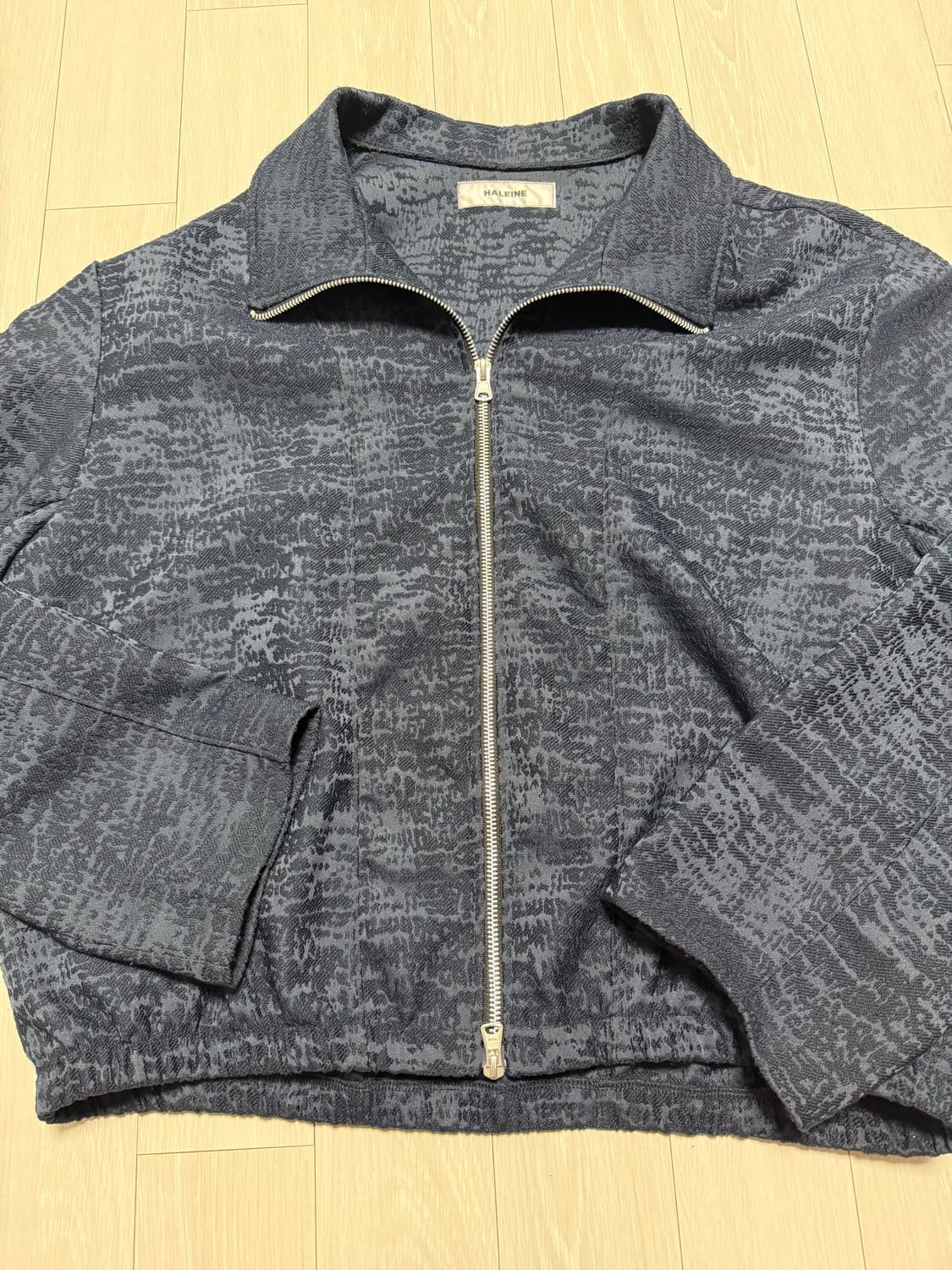 HALEINE 타이거자카드 블루종 네이비 상품이미지1