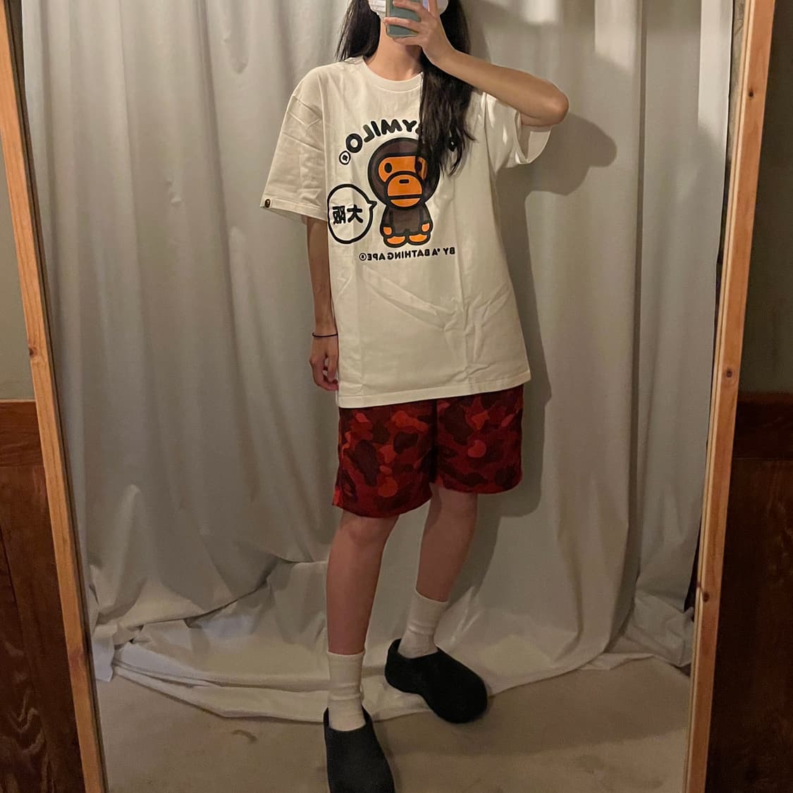 베이프 BAPE 마일로 반팔티셔츠 상품이미지4