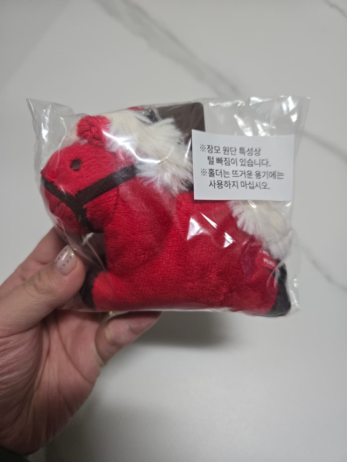 미개봉/투썸 키티버니포니 말 인형 키링 레드 상품이미지3