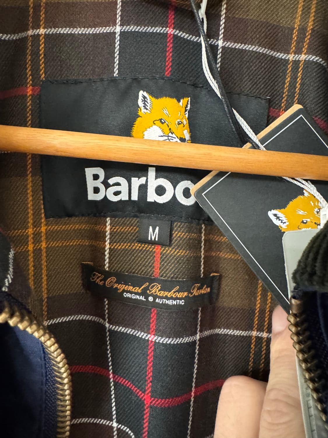 바버x메종키츠네 뷰포트 M사이즈 상품이미지5