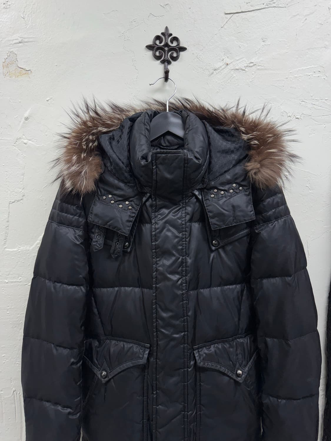 Unknown western mood trimming fur down j 상품이미지3