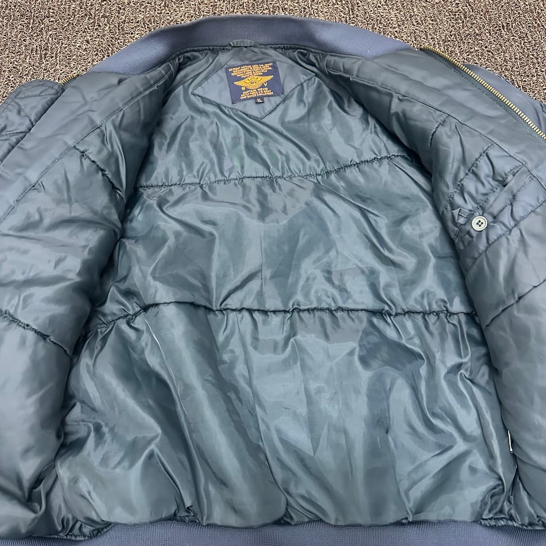 Captain Wevic US 에어포스 항공 MA-1 블루종 자켓 XL 상품이미지8