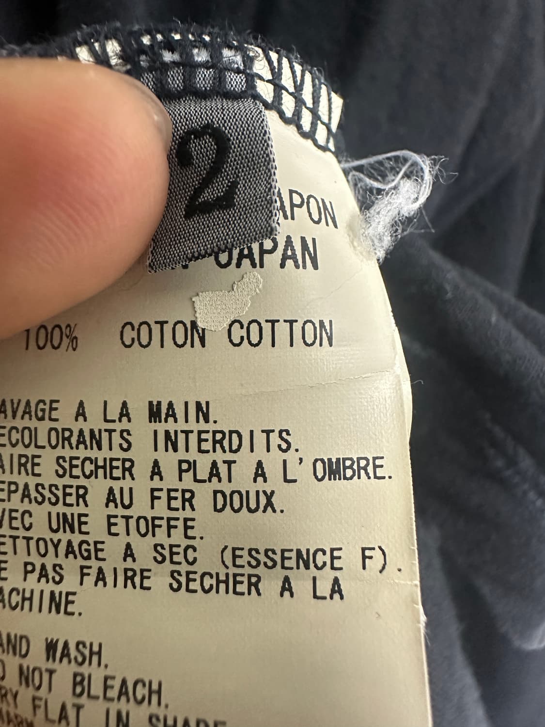 요지야마모토 y's 90s 롱슬리브 상품이미지5