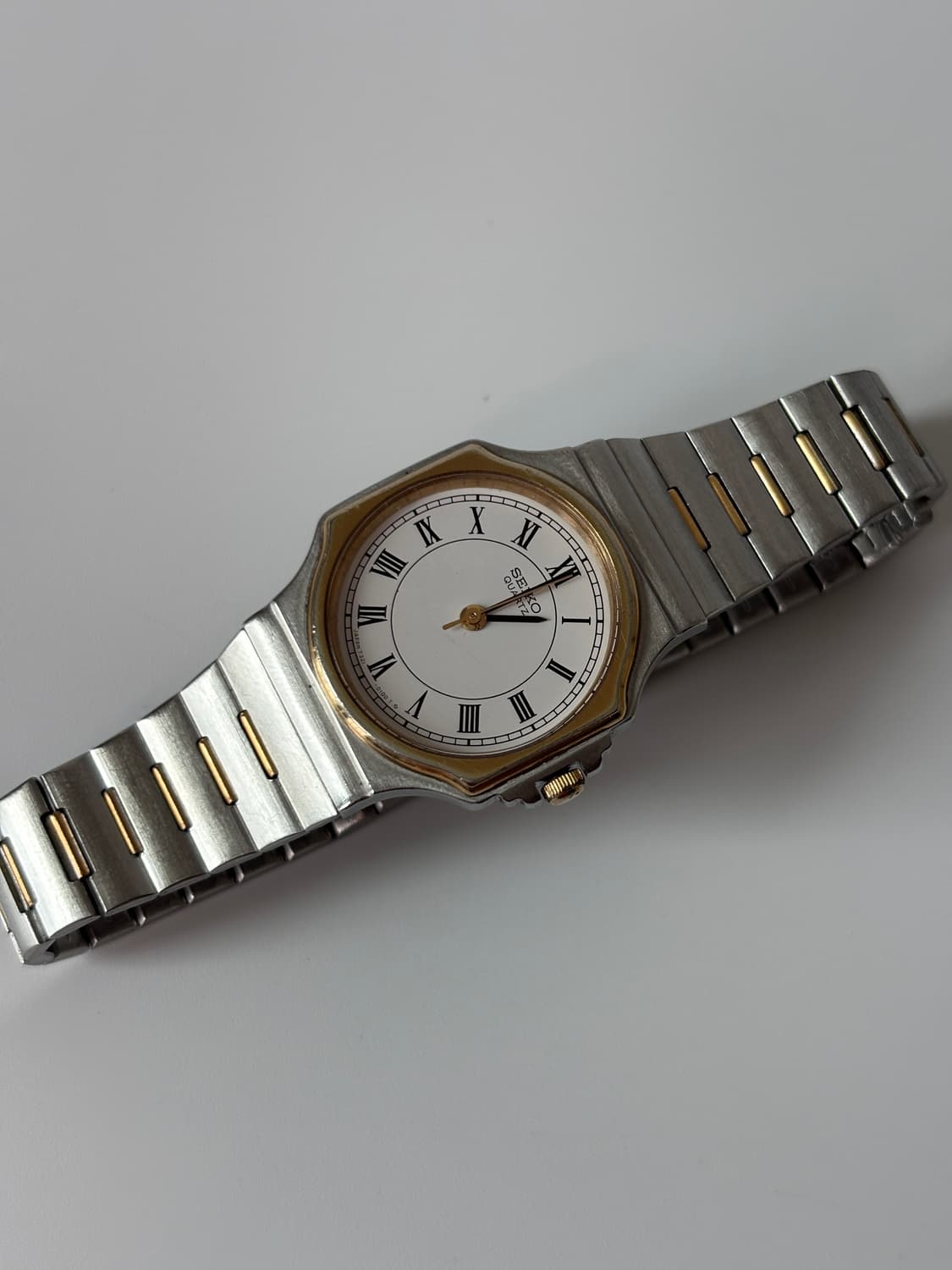 1980s Gold Bezel Roman Ladies Quartz 상품이미지2