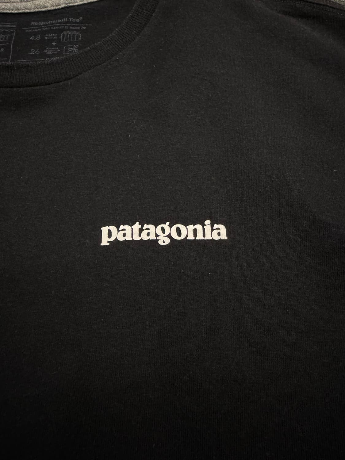 S) 파타고니아 빈티지 베이직 후면 프린팅 반팔 티셔츠 상품이미지3
