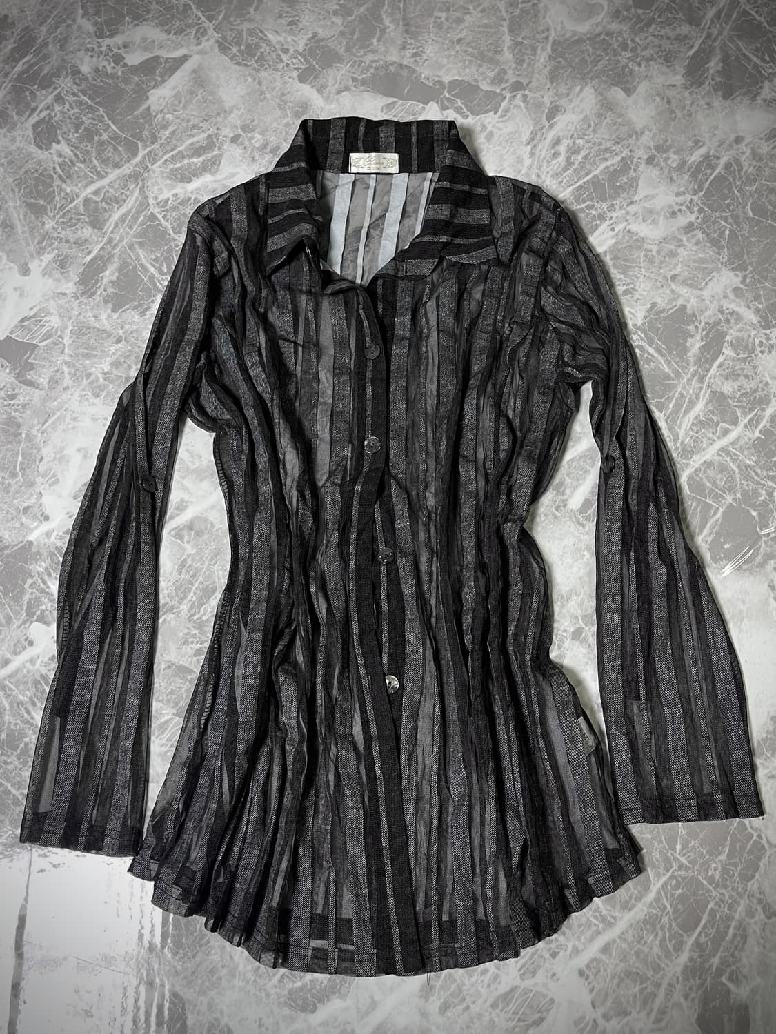 deep brown stripe shirts 상품이미지1