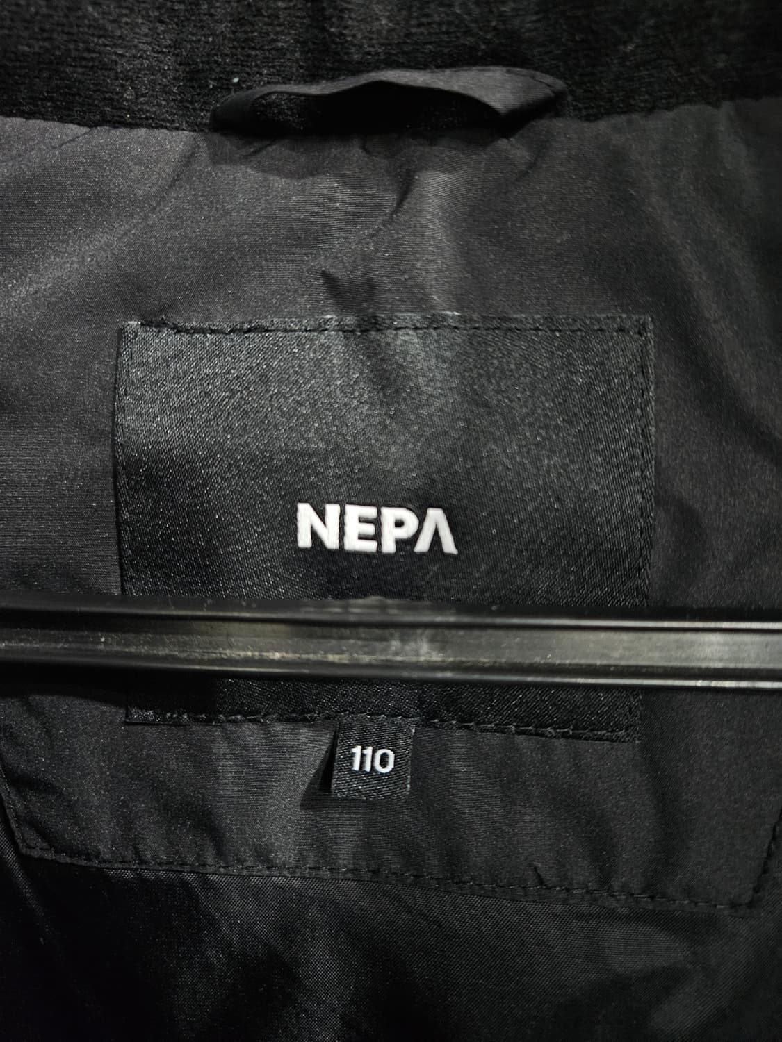 네파 블랙컬러 남성 110 덕다운 롱패딩  상품이미지3