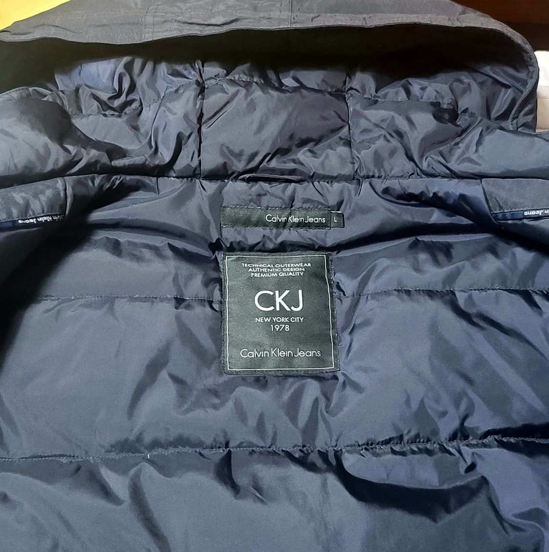 Calvin Klein CKJ 캘빈클라인 덕다운 N3B 야상 L 상품이미지8