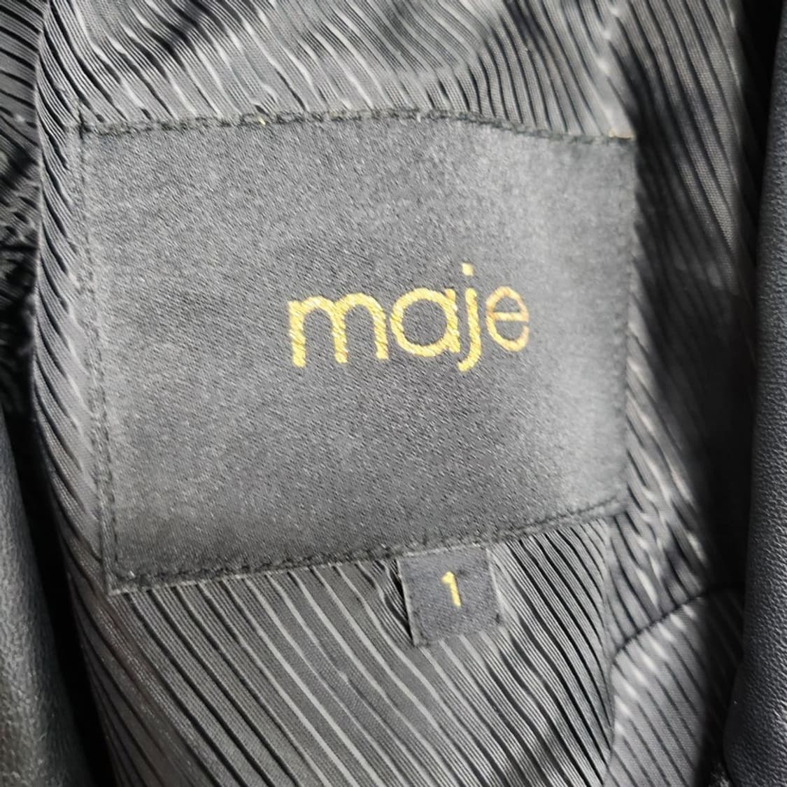 MAJE 모직 롱 코트 Women 1 상품이미지7