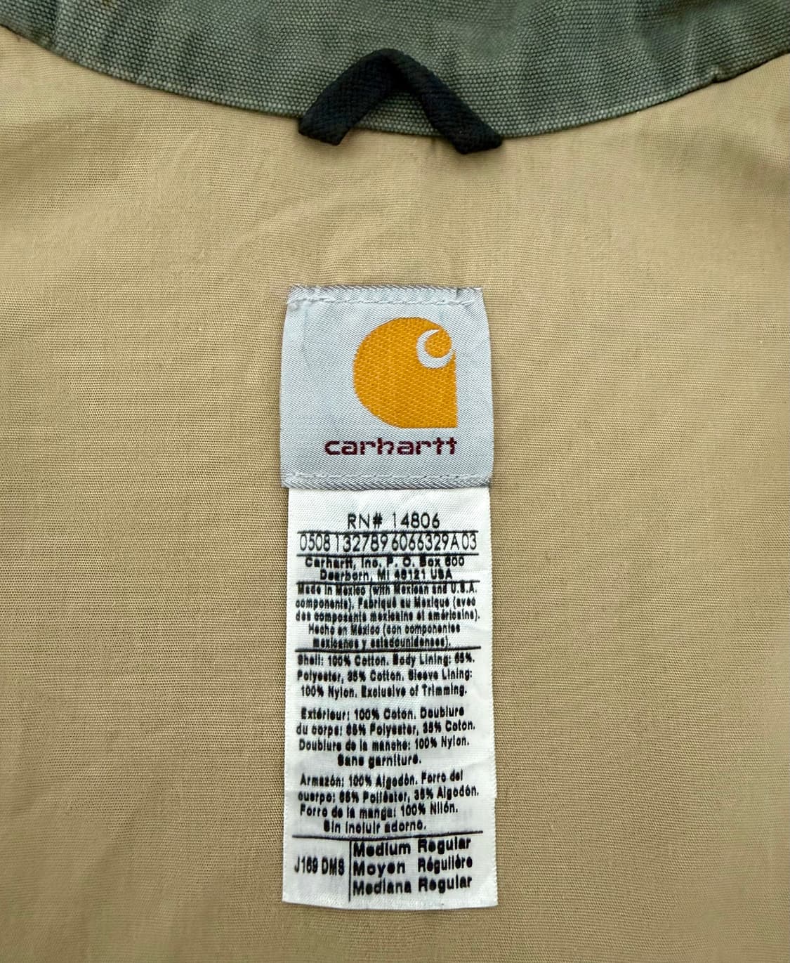 칼하트 OG j169 해밀턴 디트로이트 DMS 상품이미지3