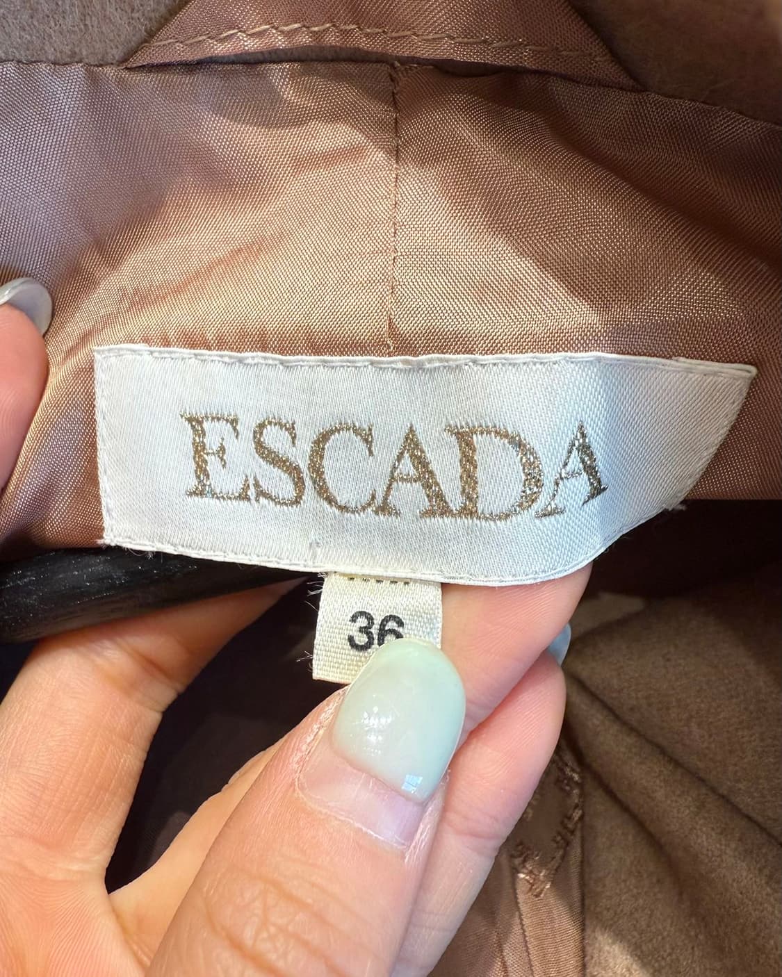 에스카다 브라운 카멜울 블레이저 자켓  상품이미지8