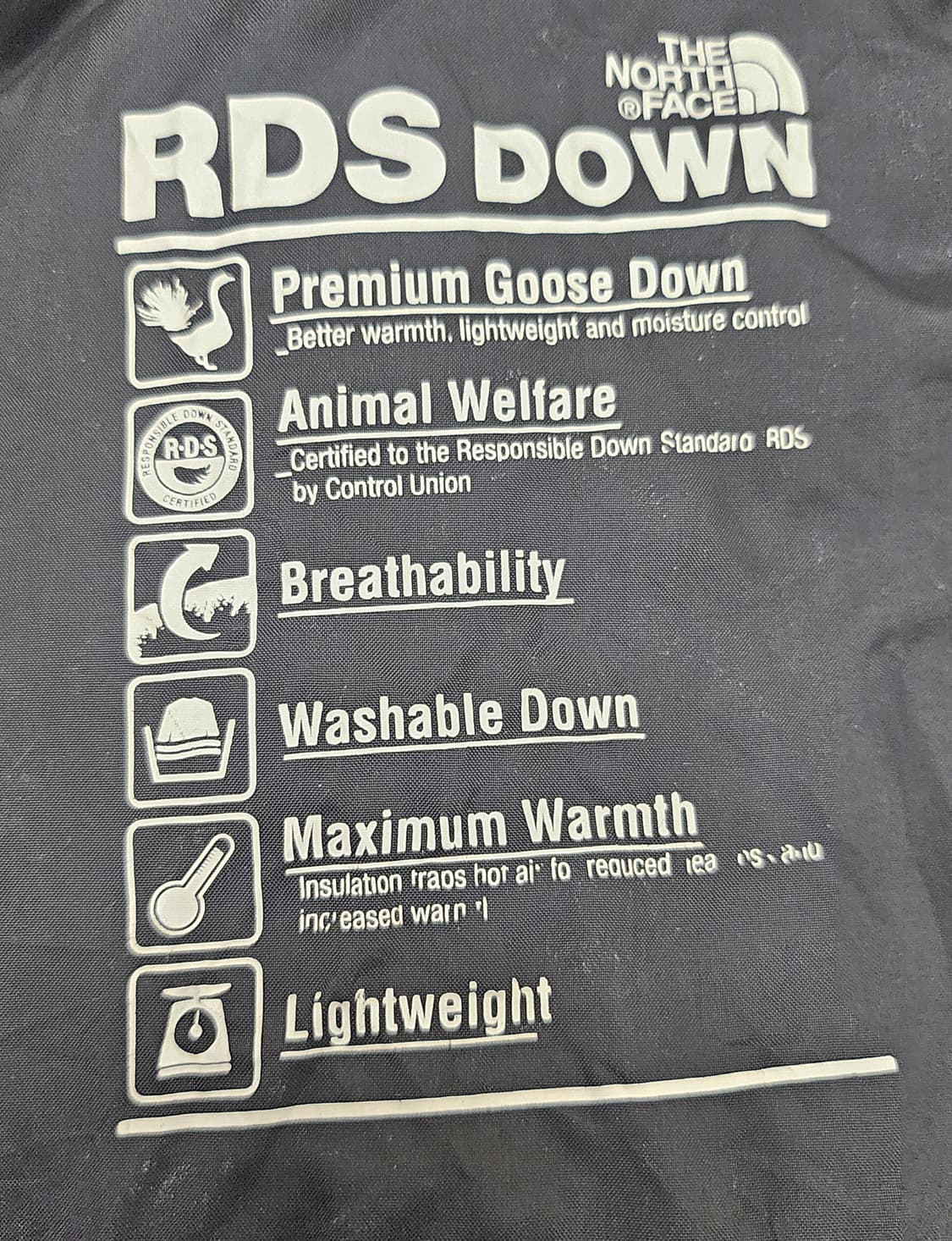 (90~95)S☆우주매물☆노스페이스화이트라벨익스플로링[블랙]구스다운롱패딩 상품이미지5