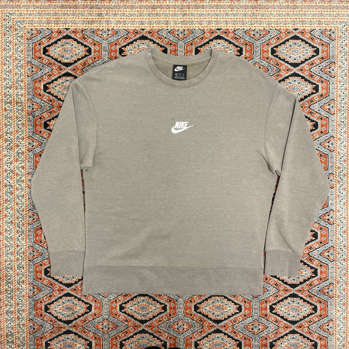 나이키 스펠로고 베이지 기모 맨투맨 티셔츠 남성2XL 상품이미지1