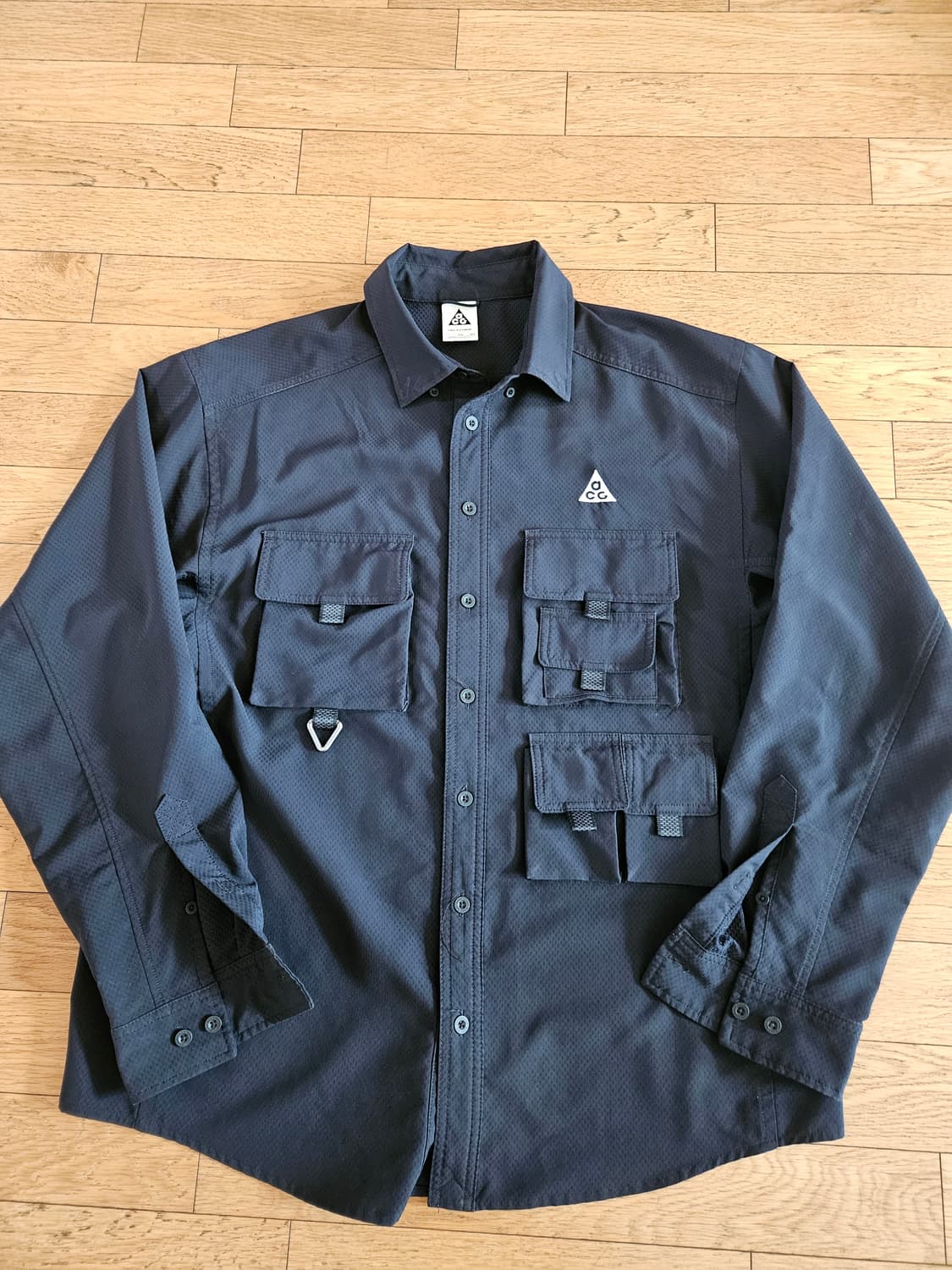 나이키 ACG 드라이핏 UV 디베스테이션 트레일 셔츠 블랙 xxl 상품이미지1