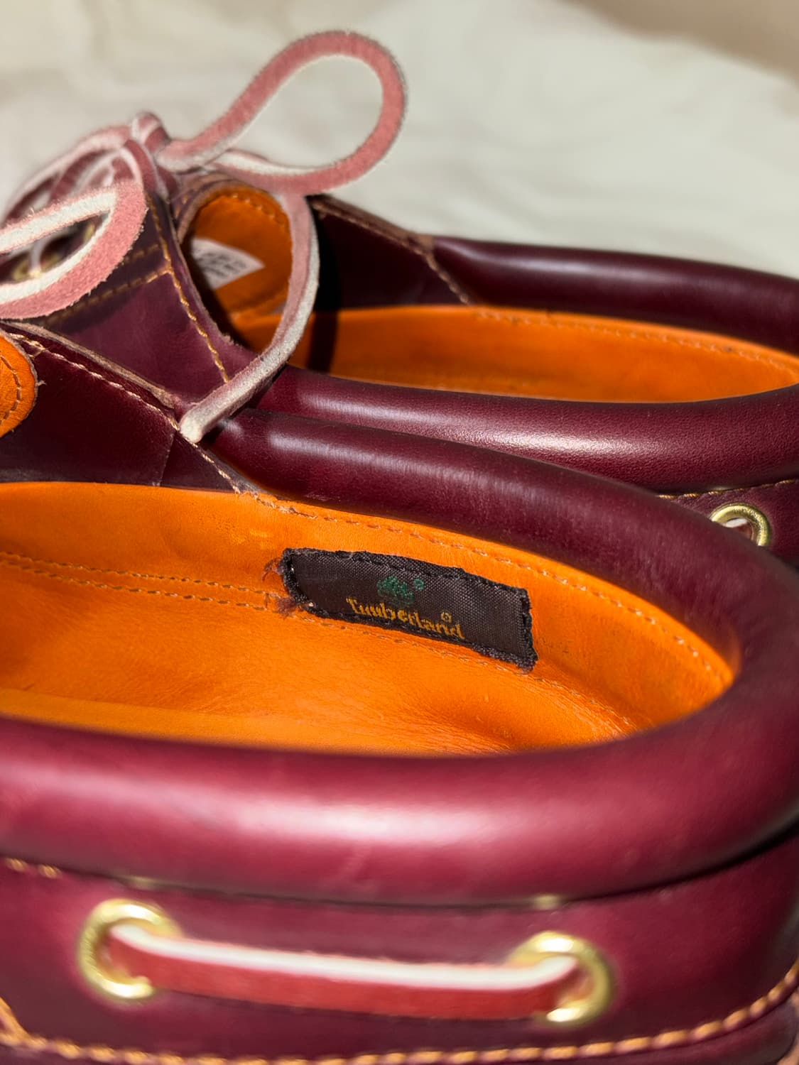 팀버랜드 3아이 보트슈즈 버건디, Us8, 260mm 상품이미지5