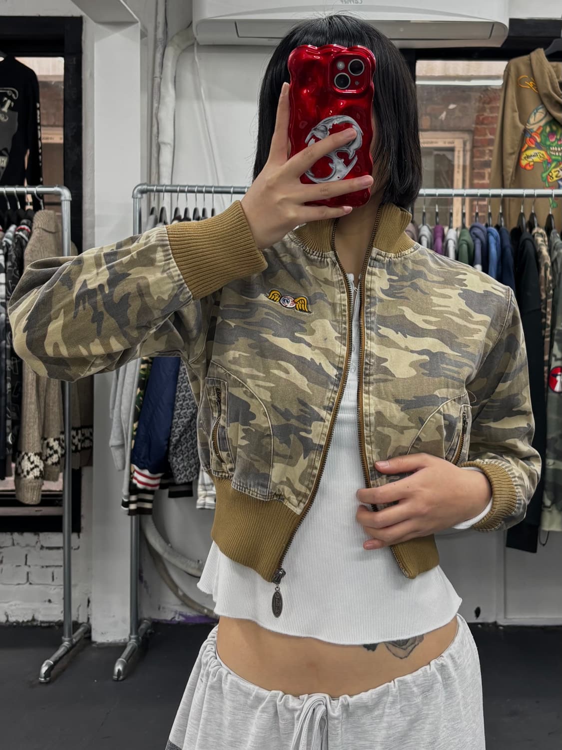 본더치 오리엔탈 카모 크롭자켓 상품이미지1