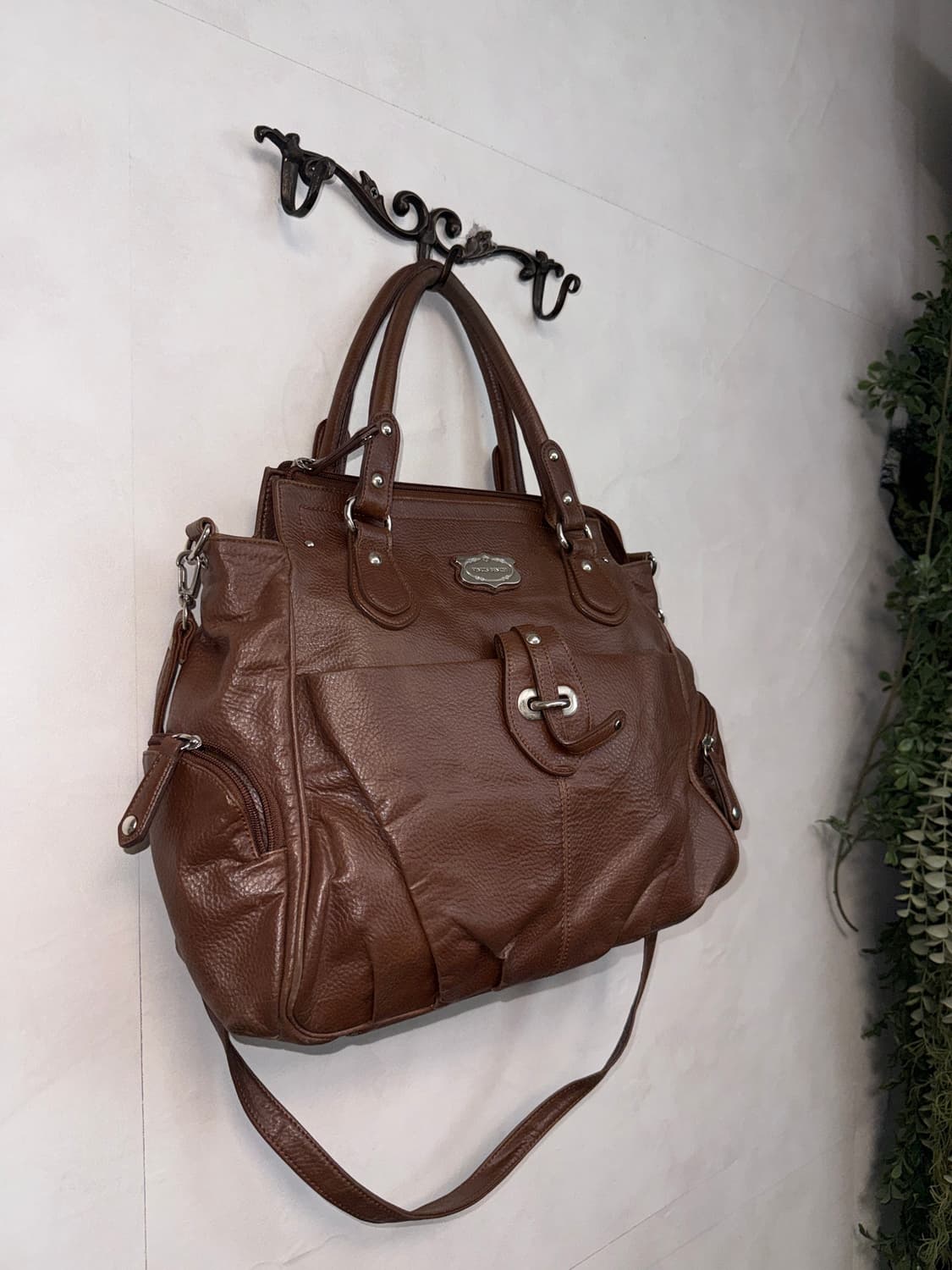 Vincis Bench brown pocket two ways bag 상품이미지2