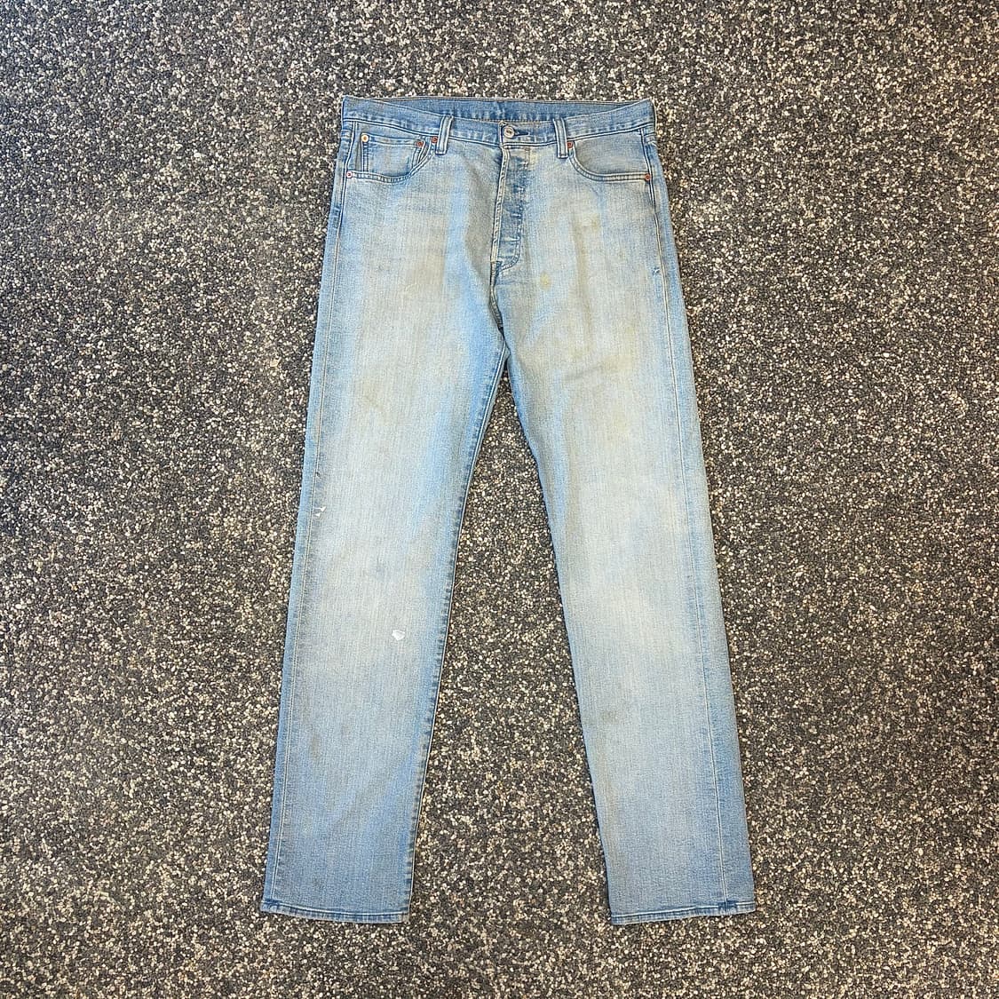 리바이스 501 스트레이트 연청 데님 팬츠 (34) 상품이미지2
