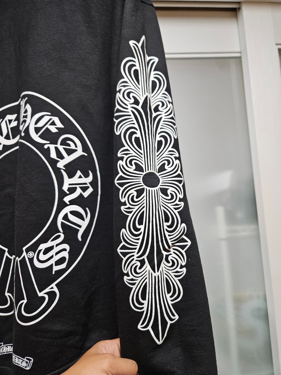 [L] 크롬하츠 홀스슈 플로랄 크루넥 상품이미지3