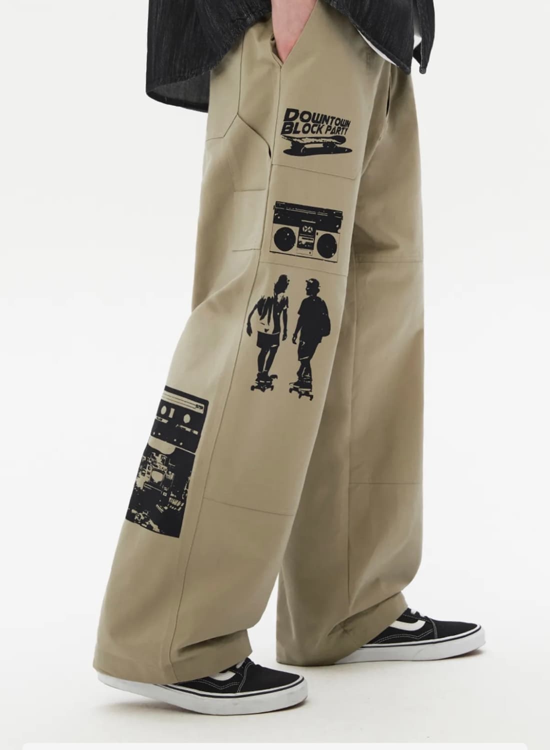 트릴리온 카펜터 팬츠 베이지 상품이미지3