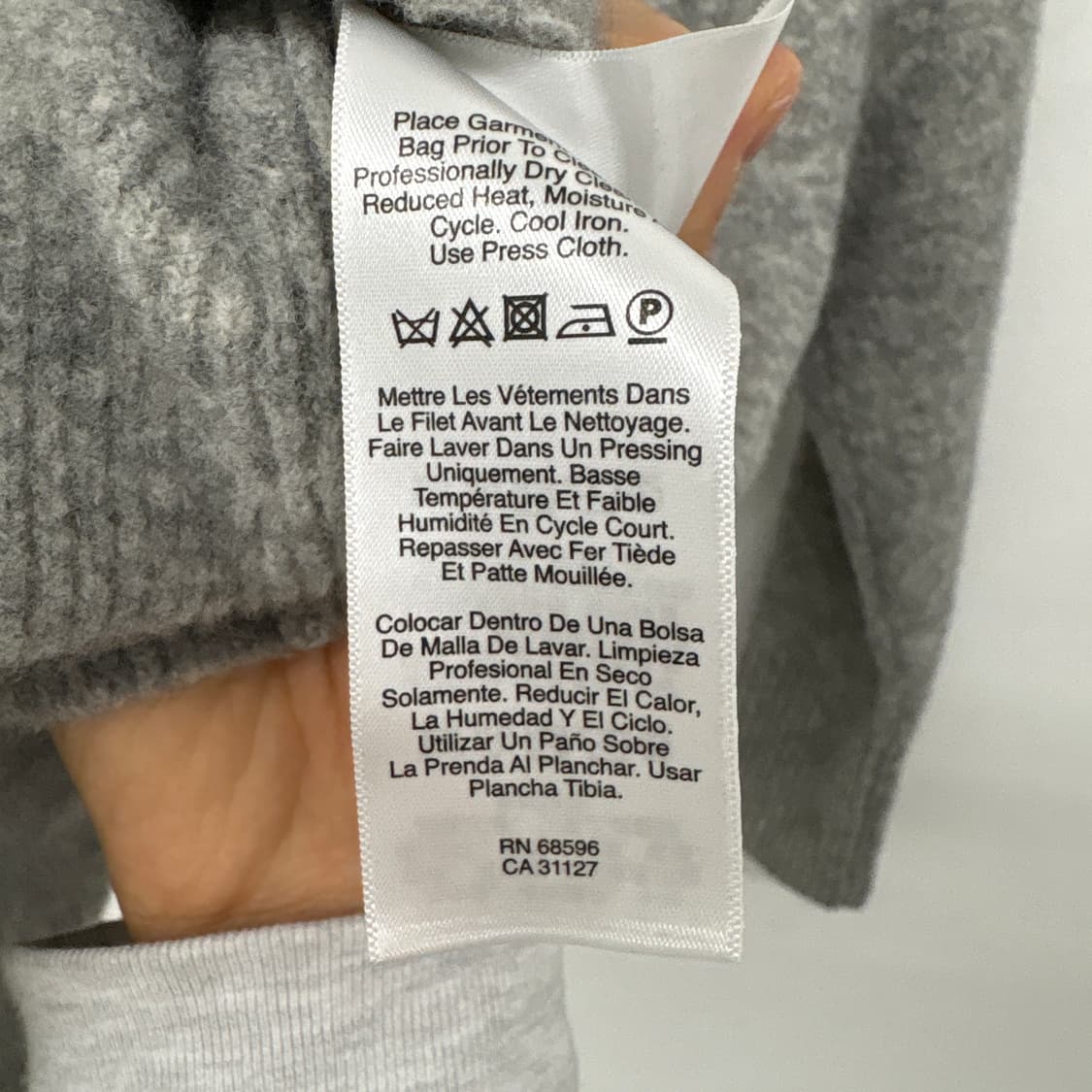 dkny 도나카란 여 브이넥 니트 여L 상품이미지6