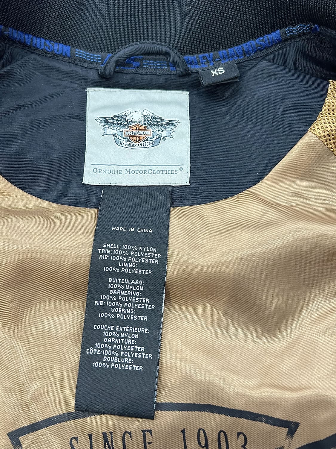 할리데이비슨 115th 유니버셜 나일론 봄버 레이싱 자켓 상품이미지7