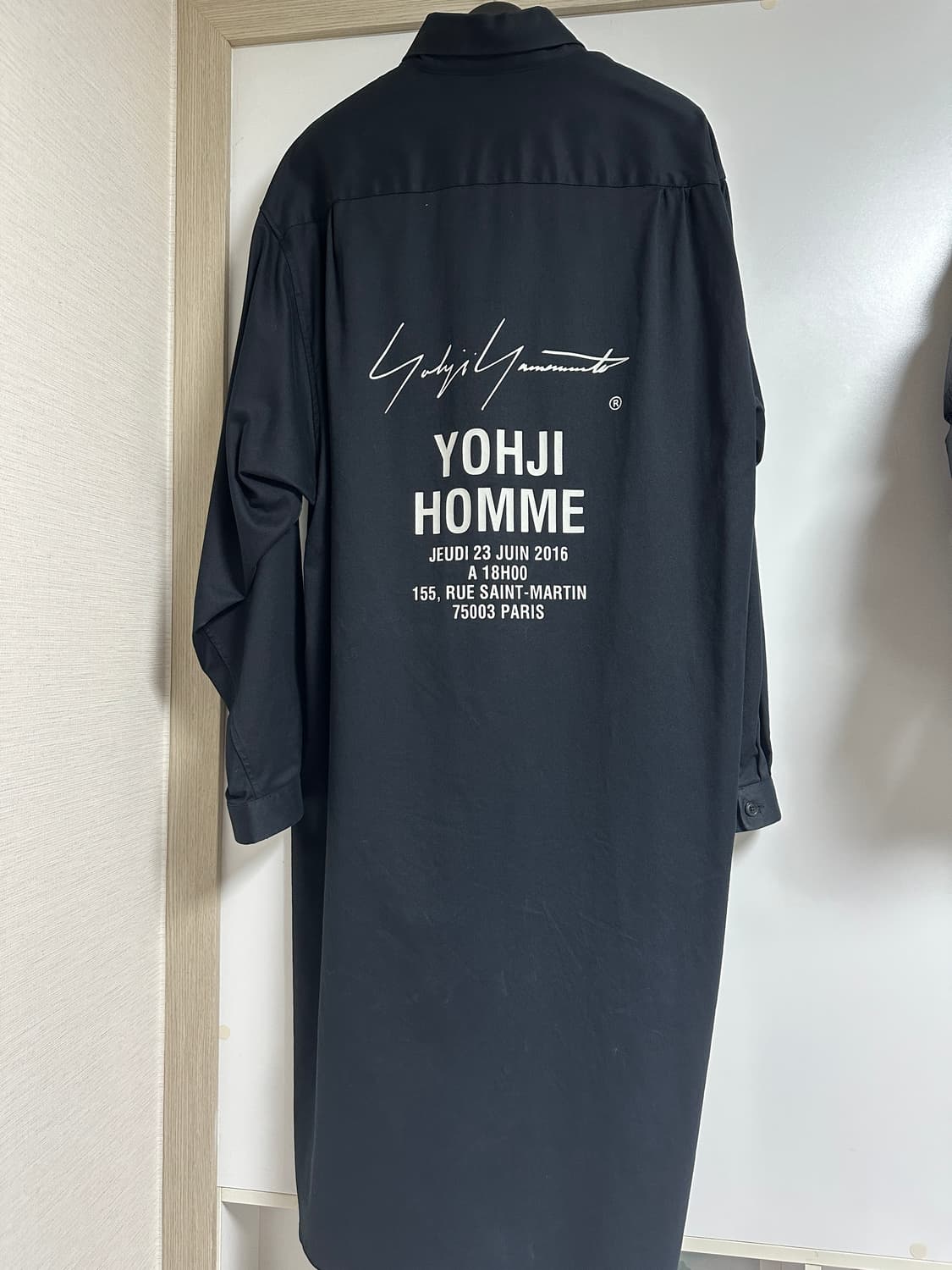 (3) 요지야마모토 스태프 셔츠 상품이미지2