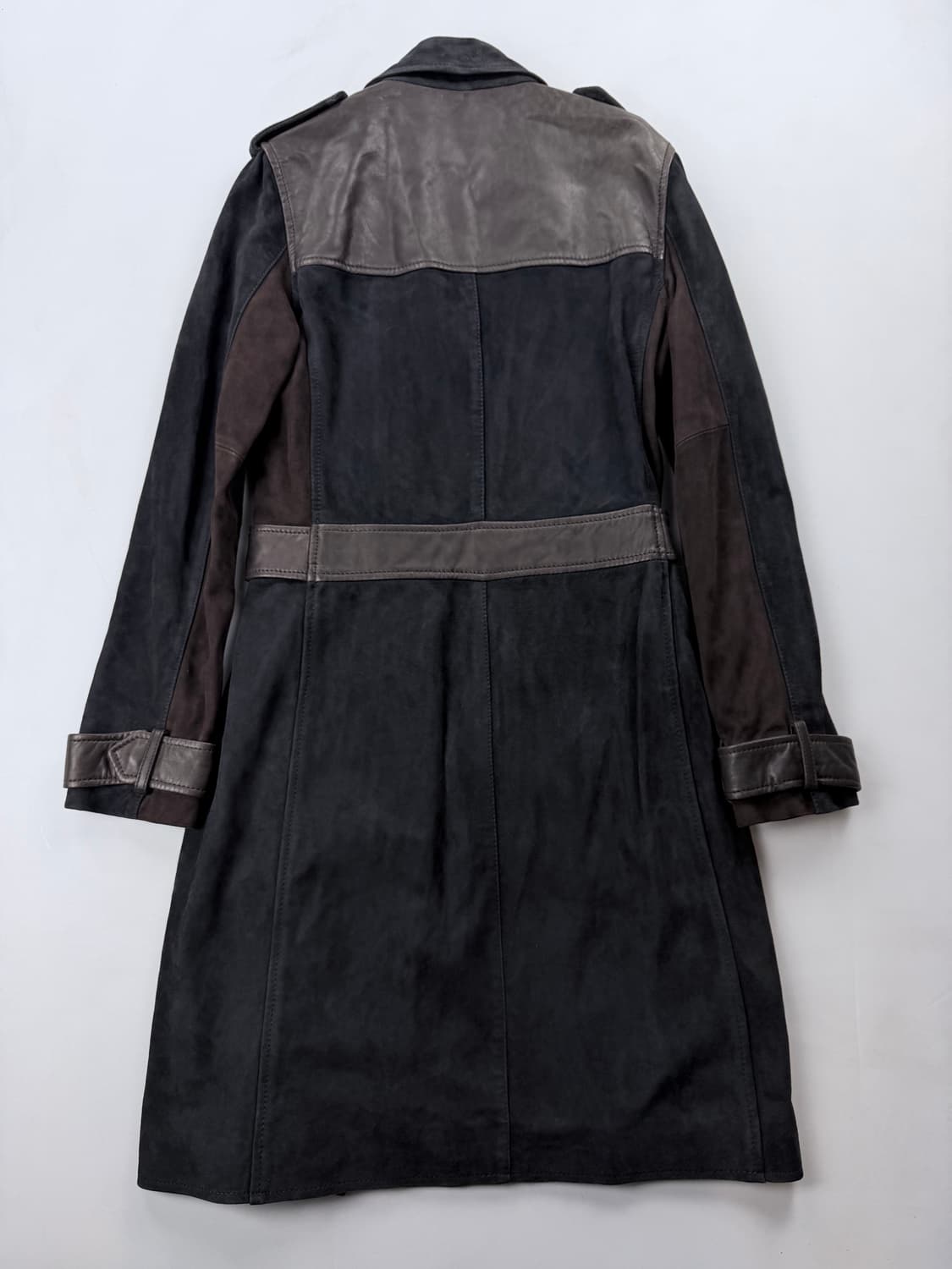 올세인츠 고트레더 스웨이드&램스킨 레더 코트 상품이미지6