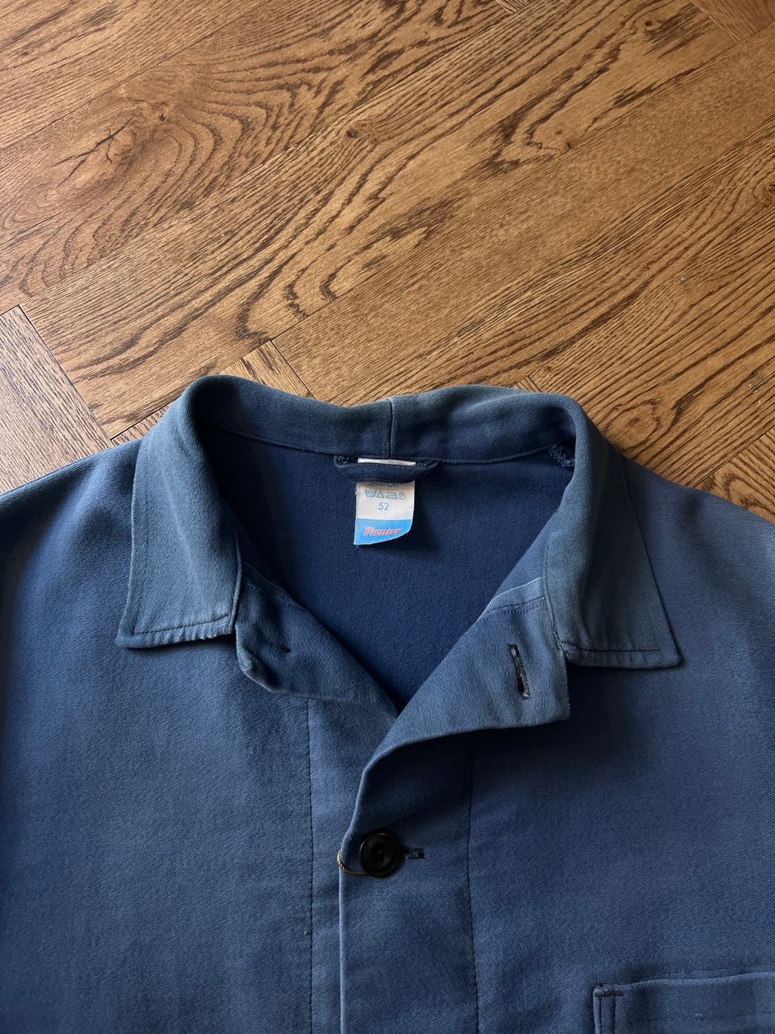 [M]90's Pionier사 빈티지 페이딩 몰스킨 프렌치 워크 자켓 상품이미지3