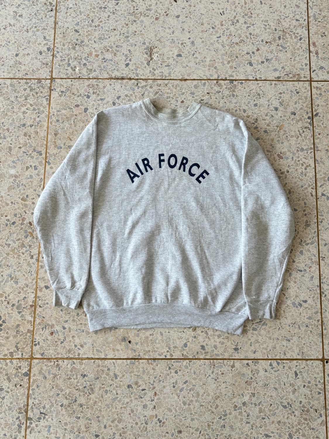 밀리터리 AIR FORCE 맨투맨 그레이 상품이미지4